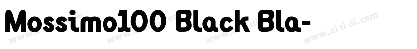 Mossimo100 Black Bla字体转换 Mossimo100 Black Bla字体转换